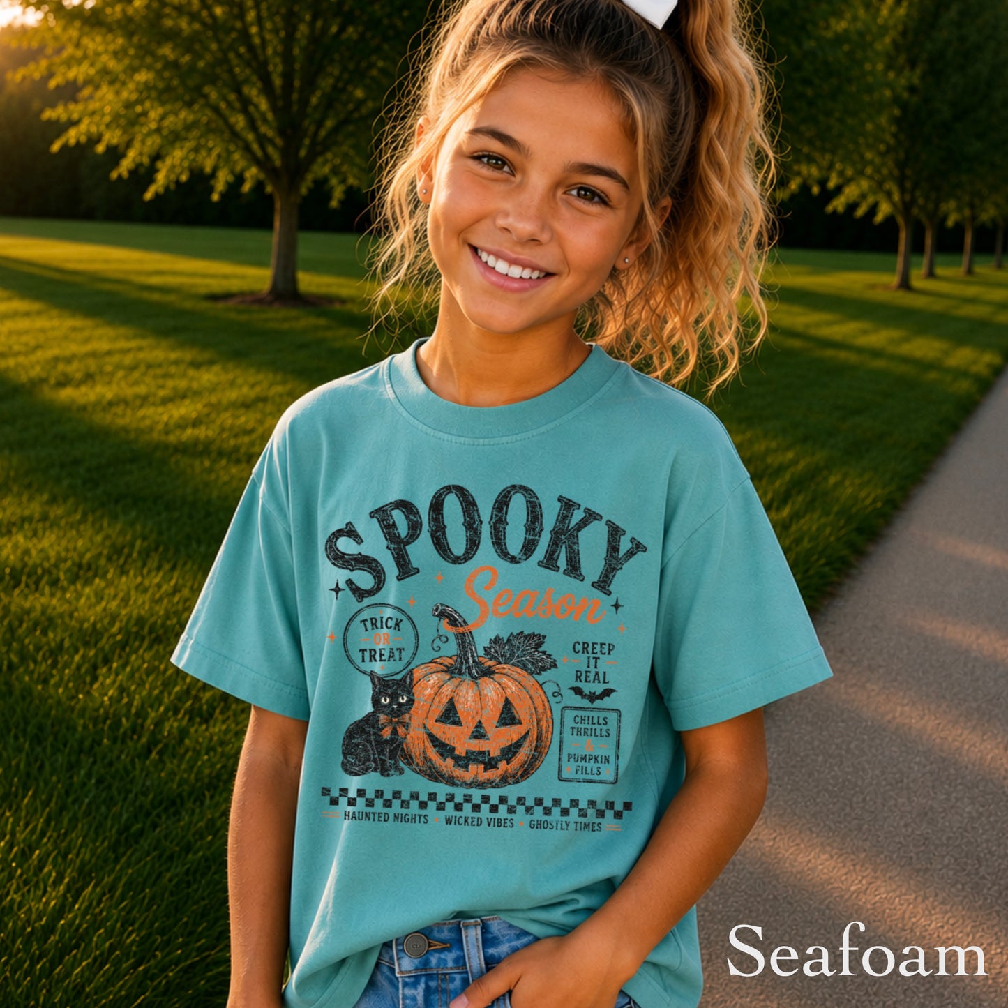 Spooky Season Youth Comfort Color T-Shirt
