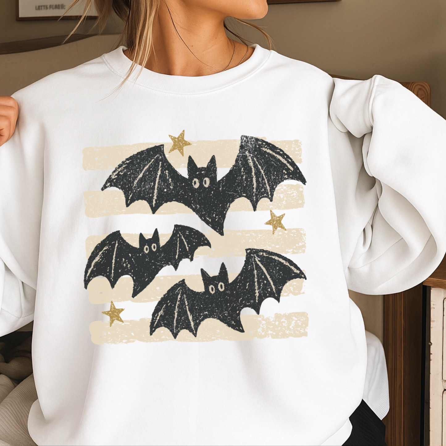Halloween Bats Crewneck Sweatshirt