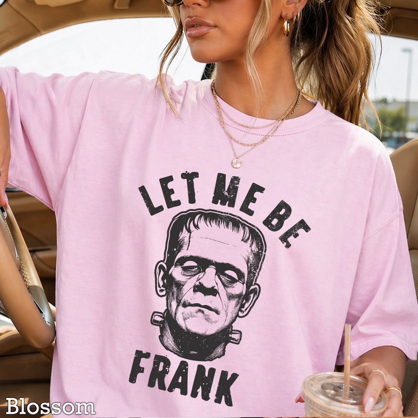 Let Me Be Frank Halloween Comfort Color Graphic Tee