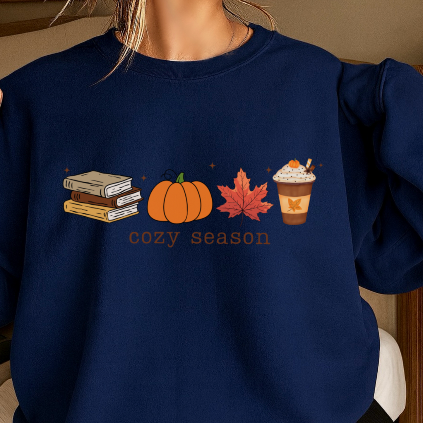 Cozy Season Fall Crewneck Sweatshirt