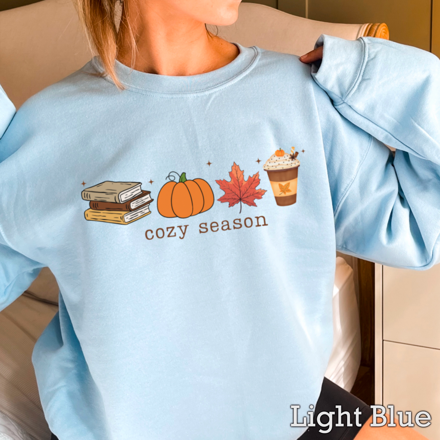 Cozy Season Fall Crewneck Sweatshirt