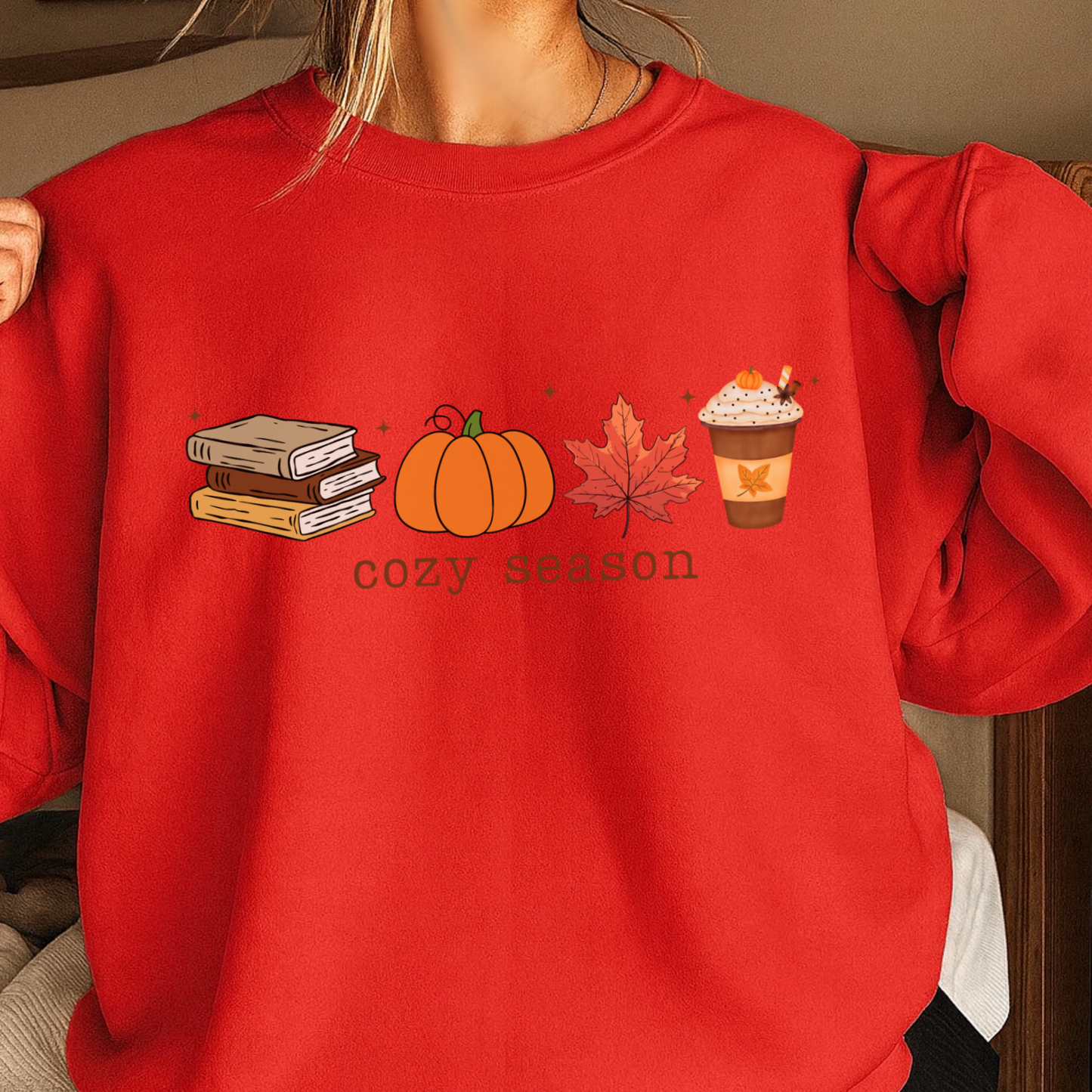 Cozy Season Fall Crewneck Sweatshirt