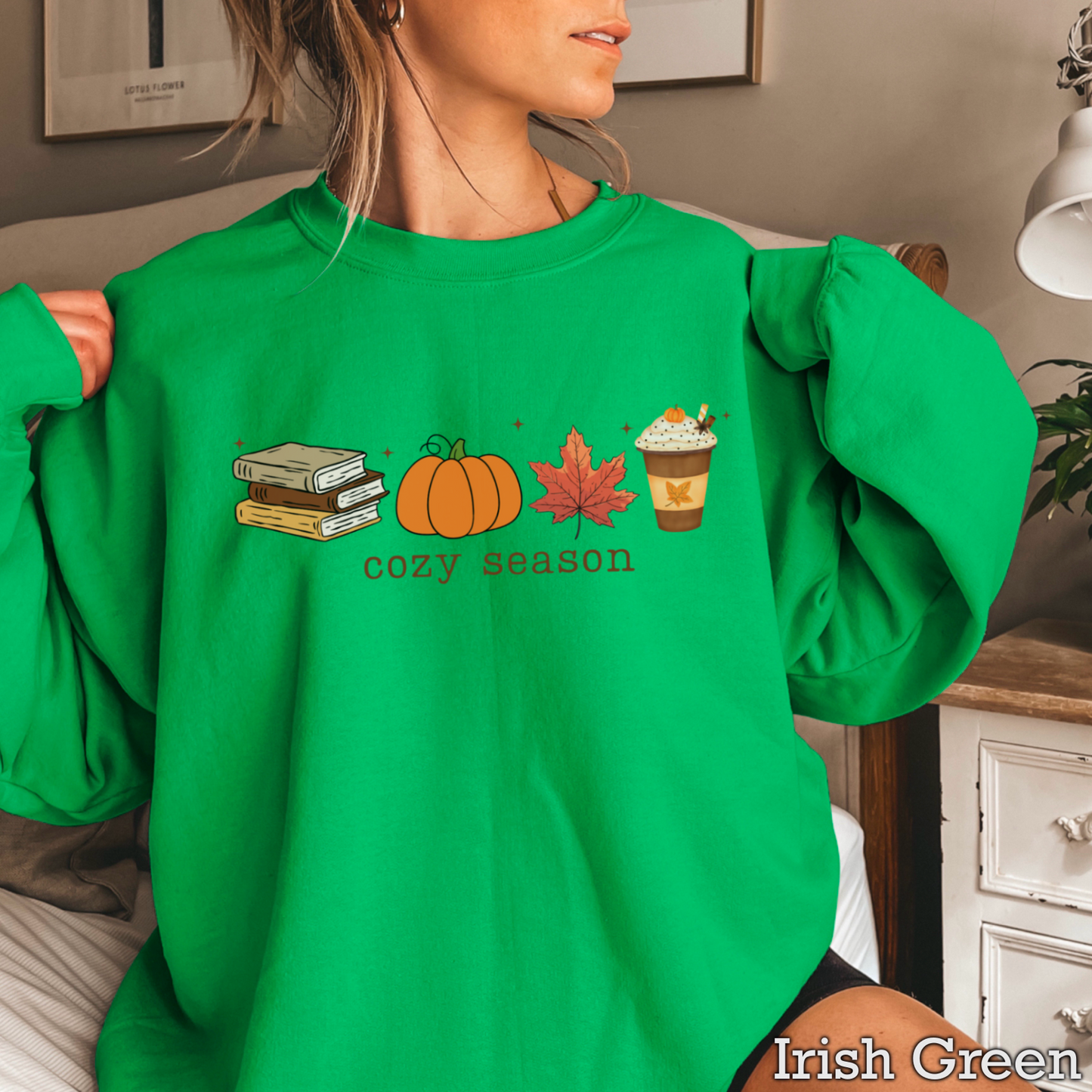 Cozy Season Fall Crewneck Sweatshirt