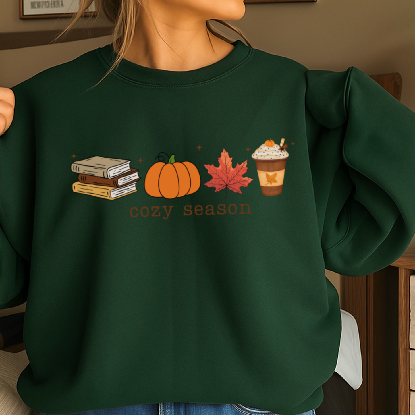 Cozy Season Fall Crewneck Sweatshirt
