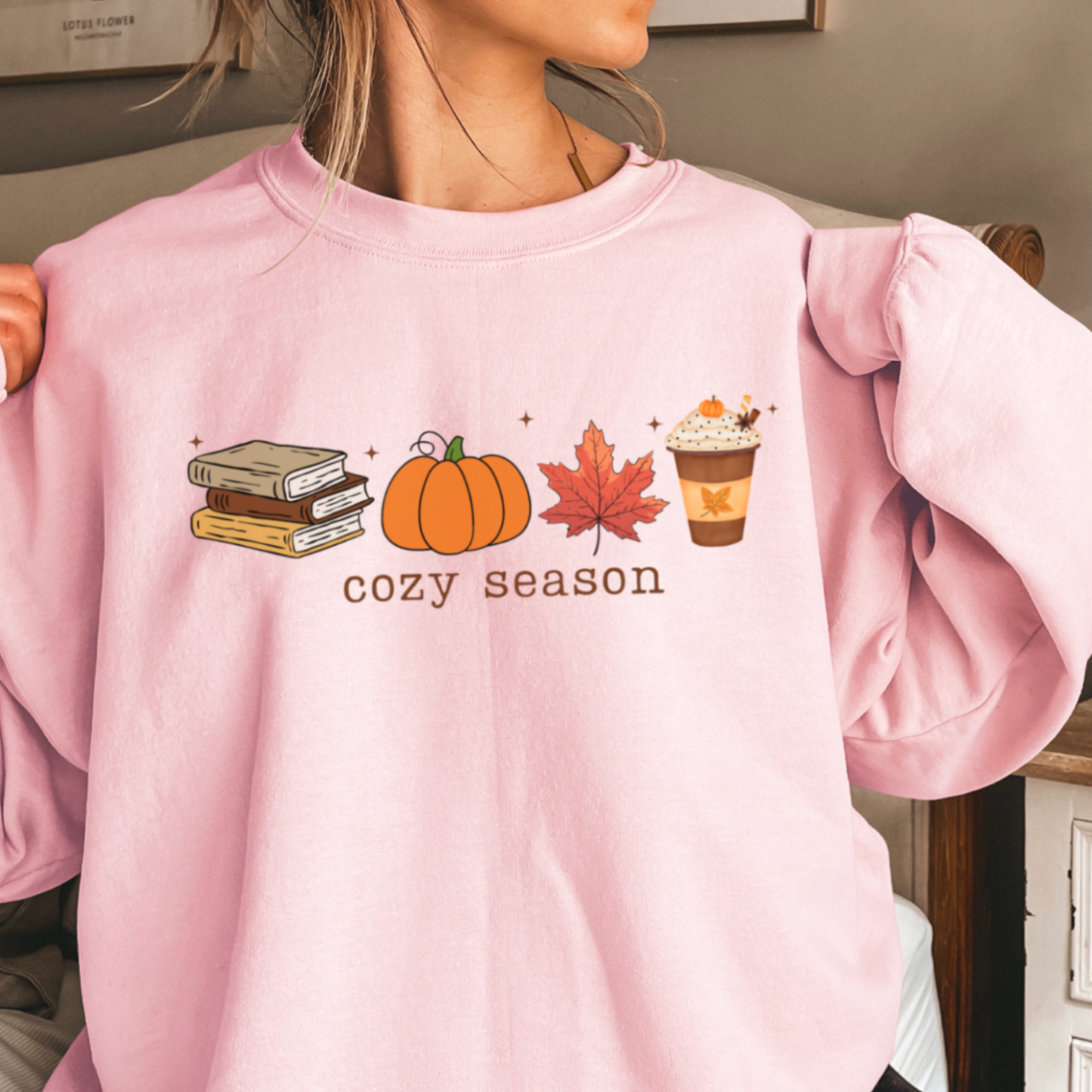 Cozy Season Fall Crewneck Sweatshirt