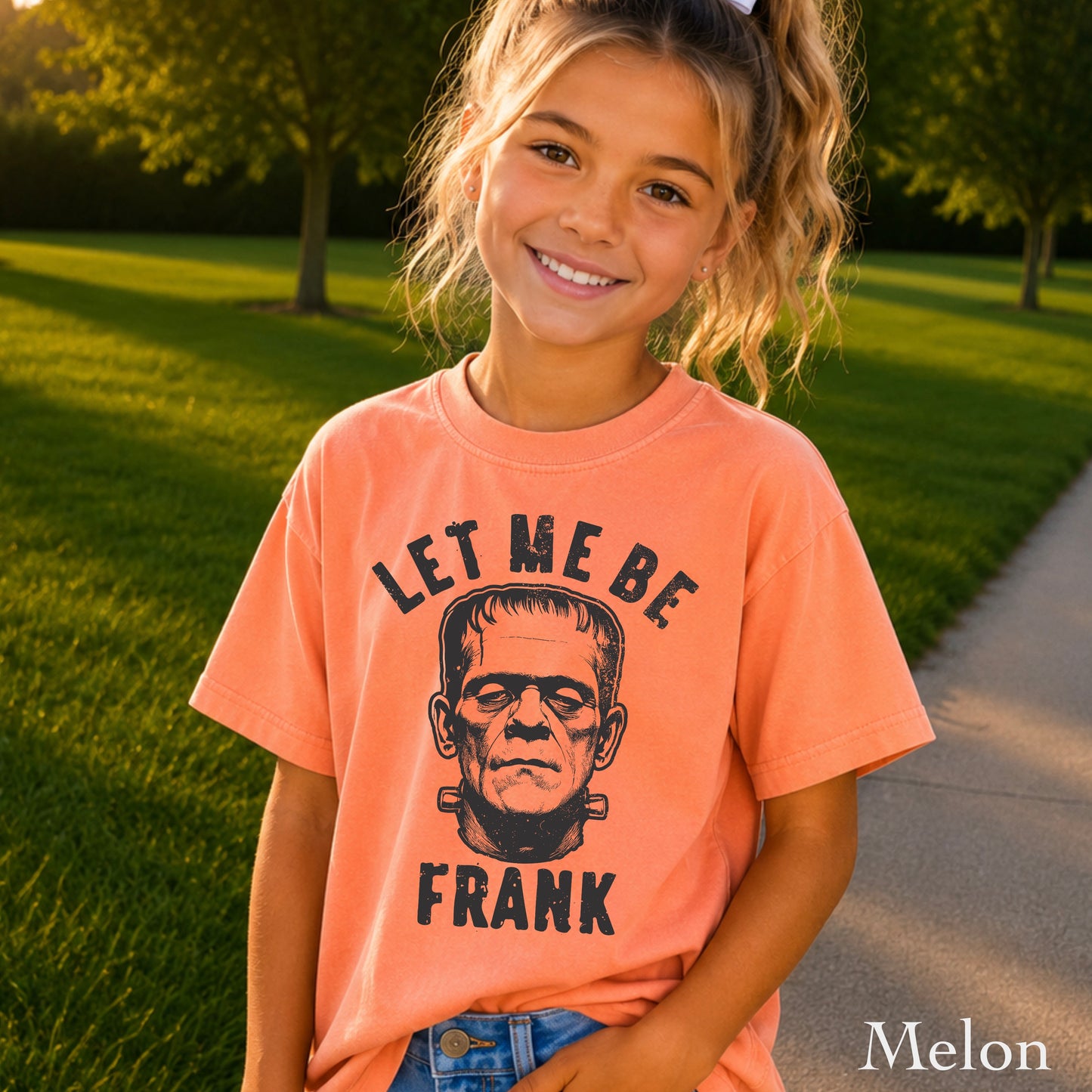 Let Me Be Frank Youth Comfort Color T-Shirt