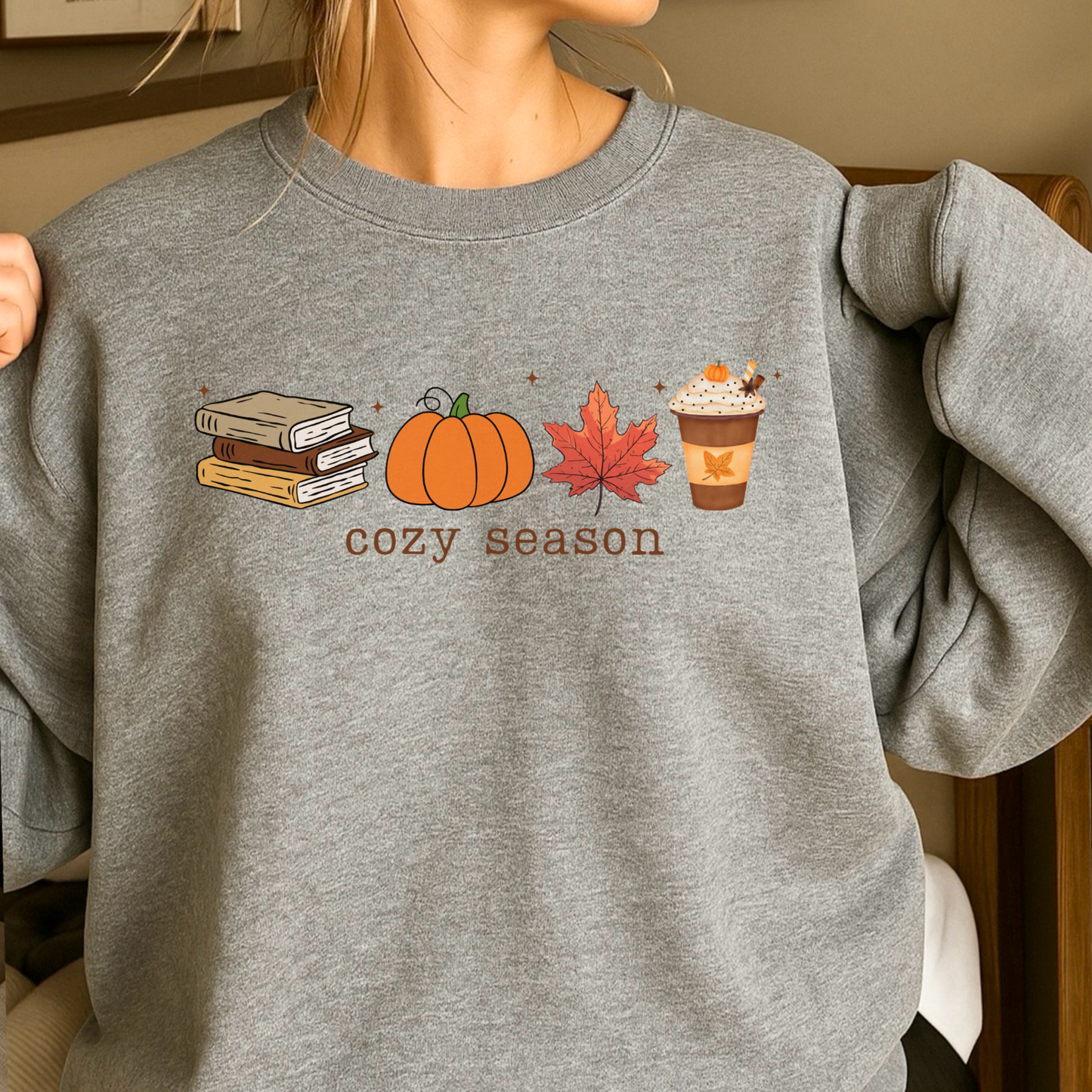 Cozy Season Fall Crewneck Sweatshirt