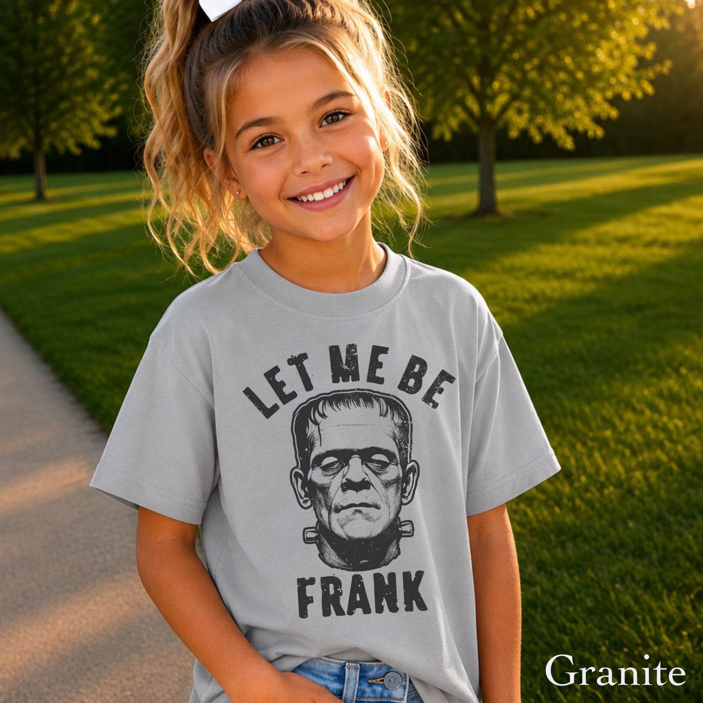 Let Me Be Frank Youth Comfort Color T-Shirt
