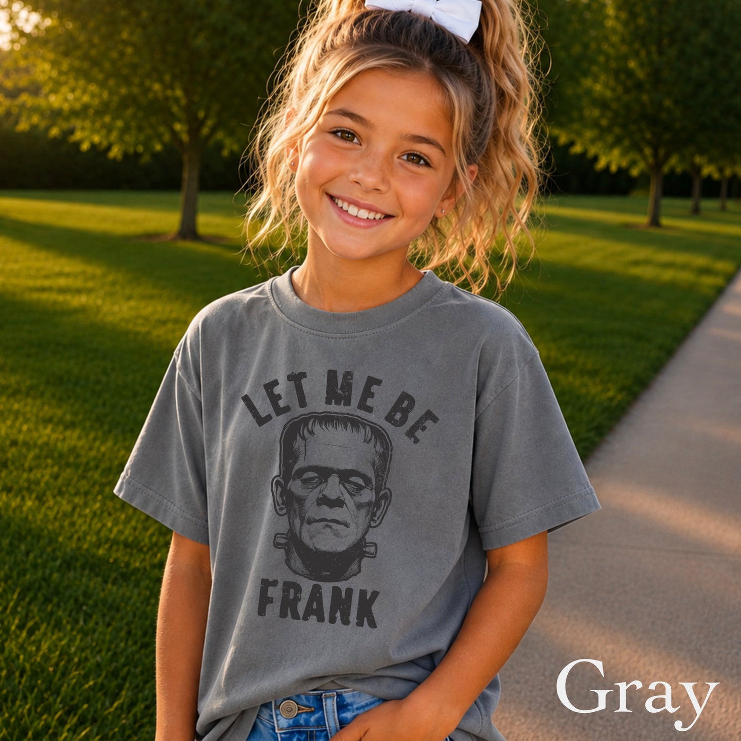 Let Me Be Frank Youth Comfort Color T-Shirt
