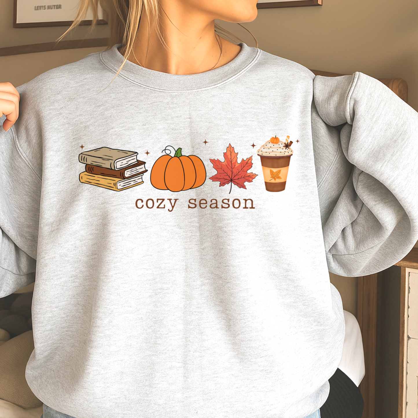 Cozy Season Fall Crewneck Sweatshirt