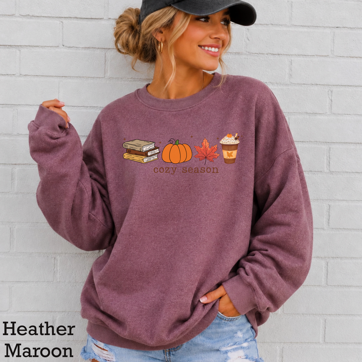 Cozy Season Fall Crewneck Sweatshirt