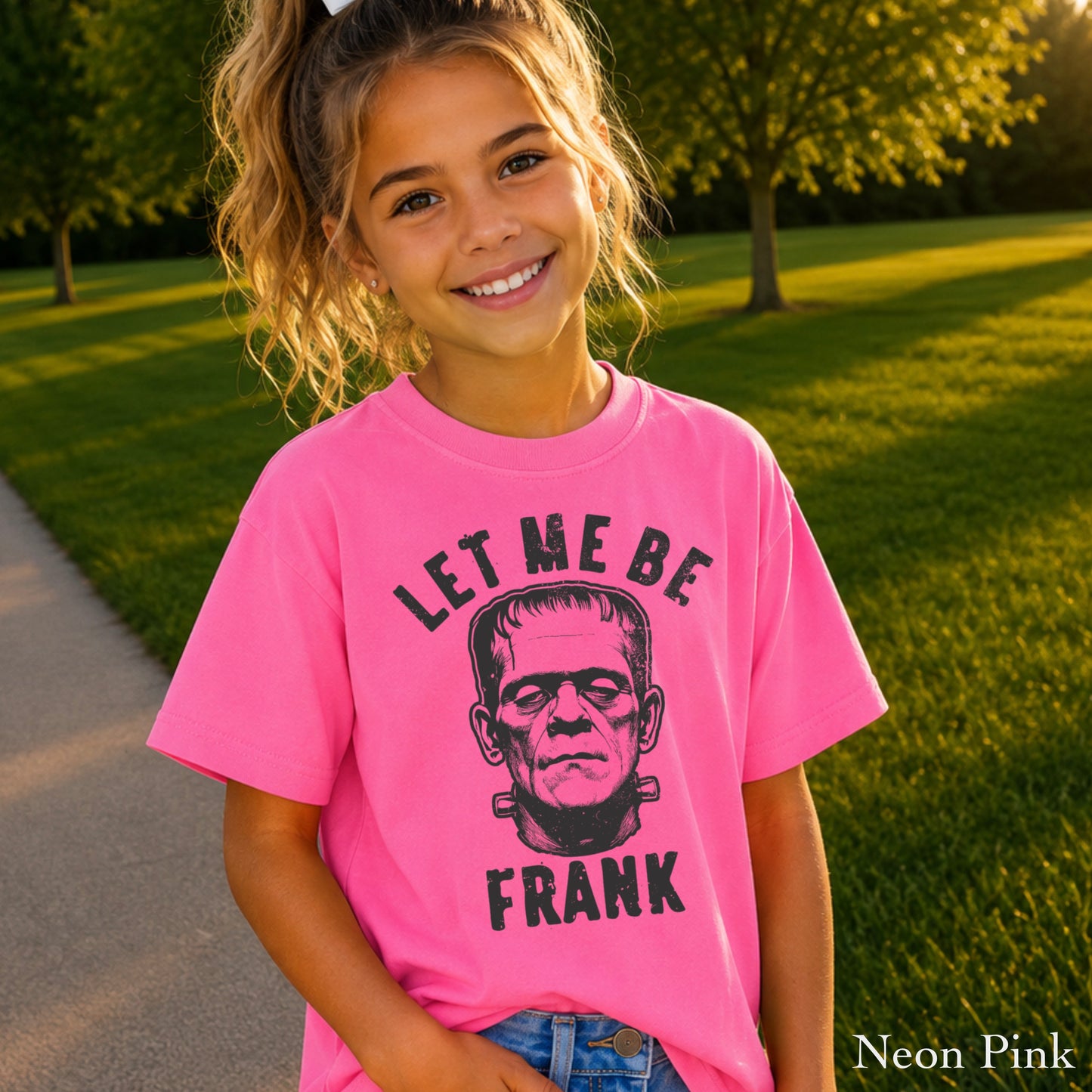 Let Me Be Frank Youth Comfort Color T-Shirt