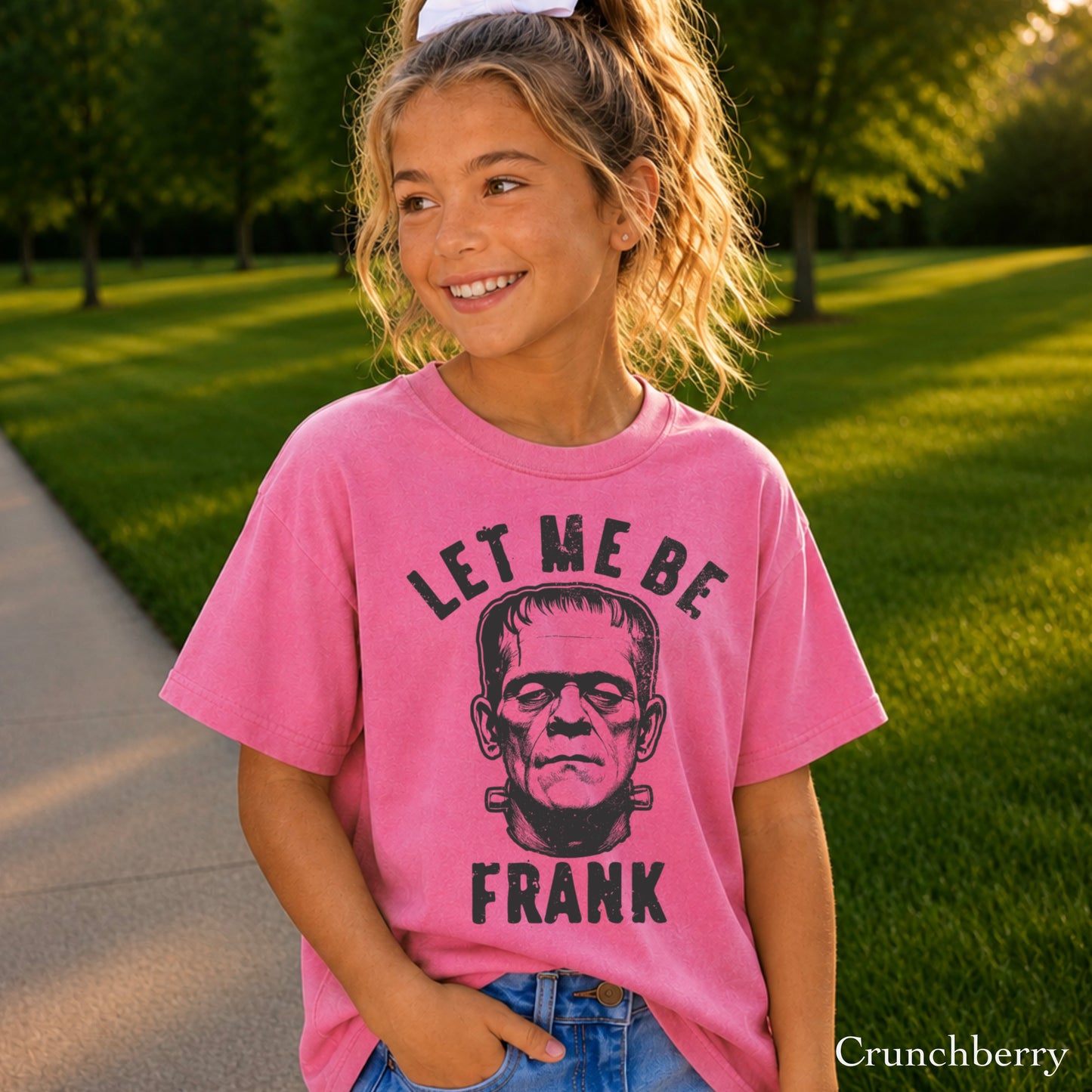 Let Me Be Frank Youth Comfort Color T-Shirt