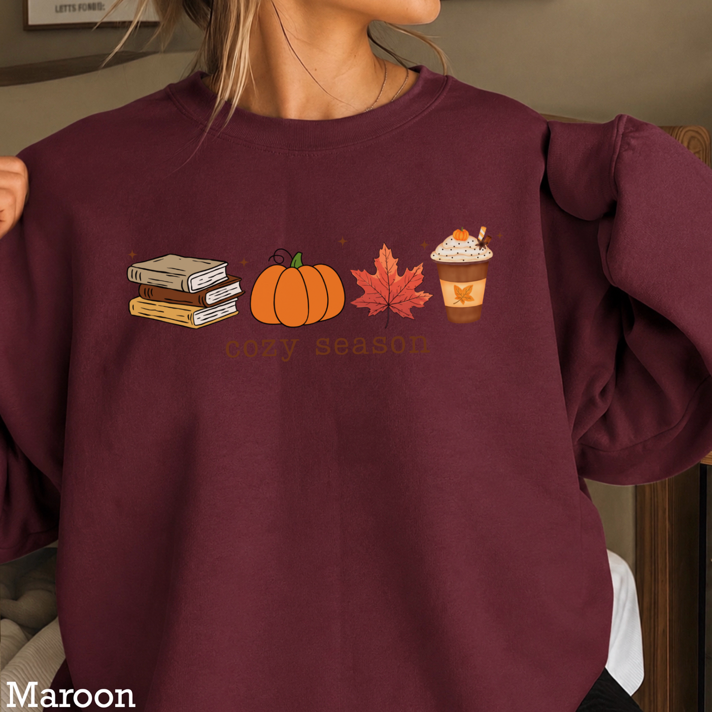 Cozy Season Fall Crewneck Sweatshirt
