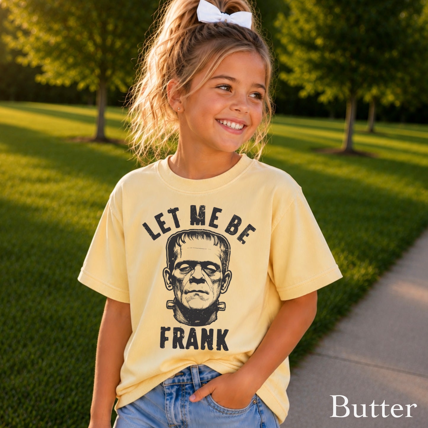 Let Me Be Frank Youth Comfort Color T-Shirt
