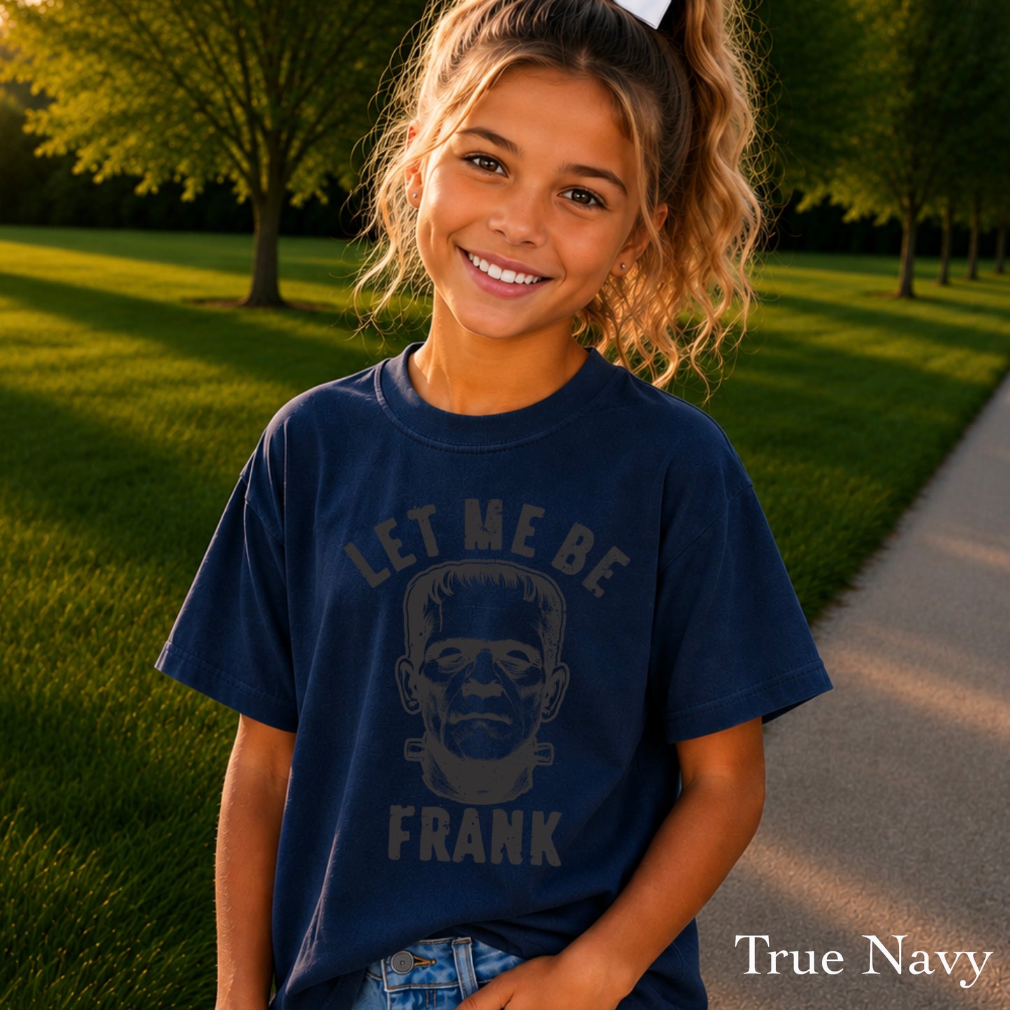 Let Me Be Frank Youth Comfort Color T-Shirt