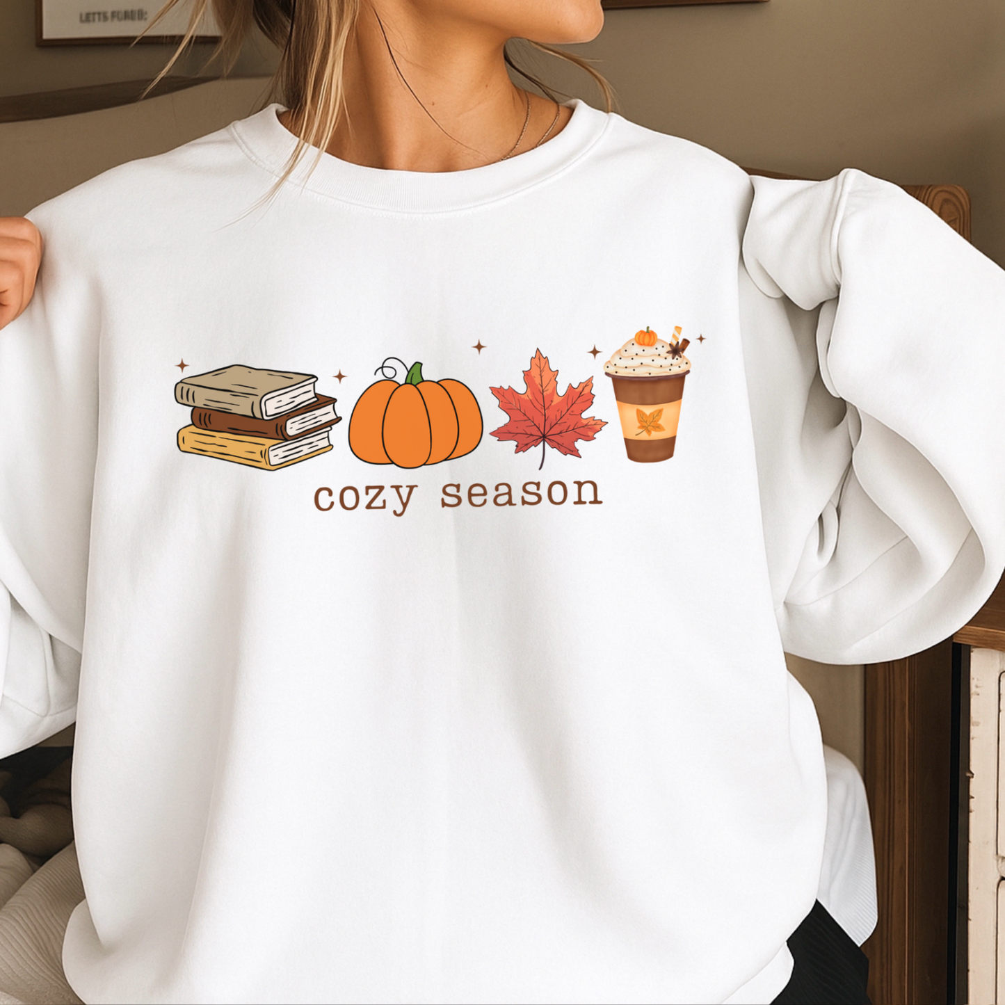 Cozy Season Fall Crewneck Sweatshirt