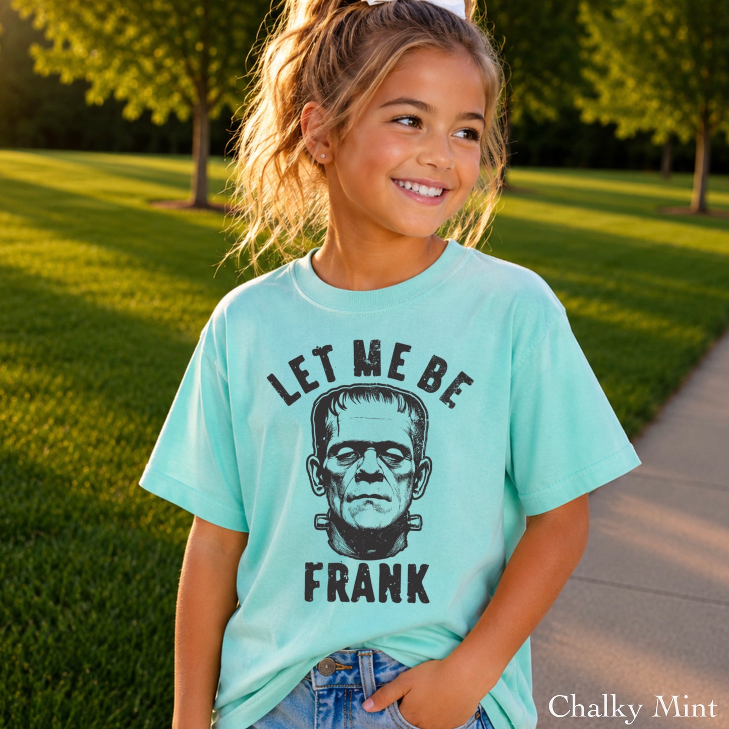 Let Me Be Frank Youth Comfort Color T-Shirt