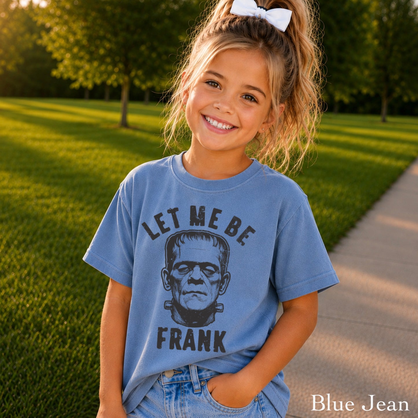 Let Me Be Frank Youth Comfort Color T-Shirt