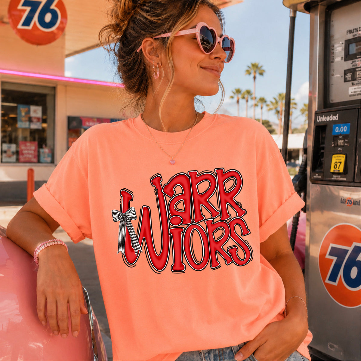 Warriors Comfort Color Graphic Tee