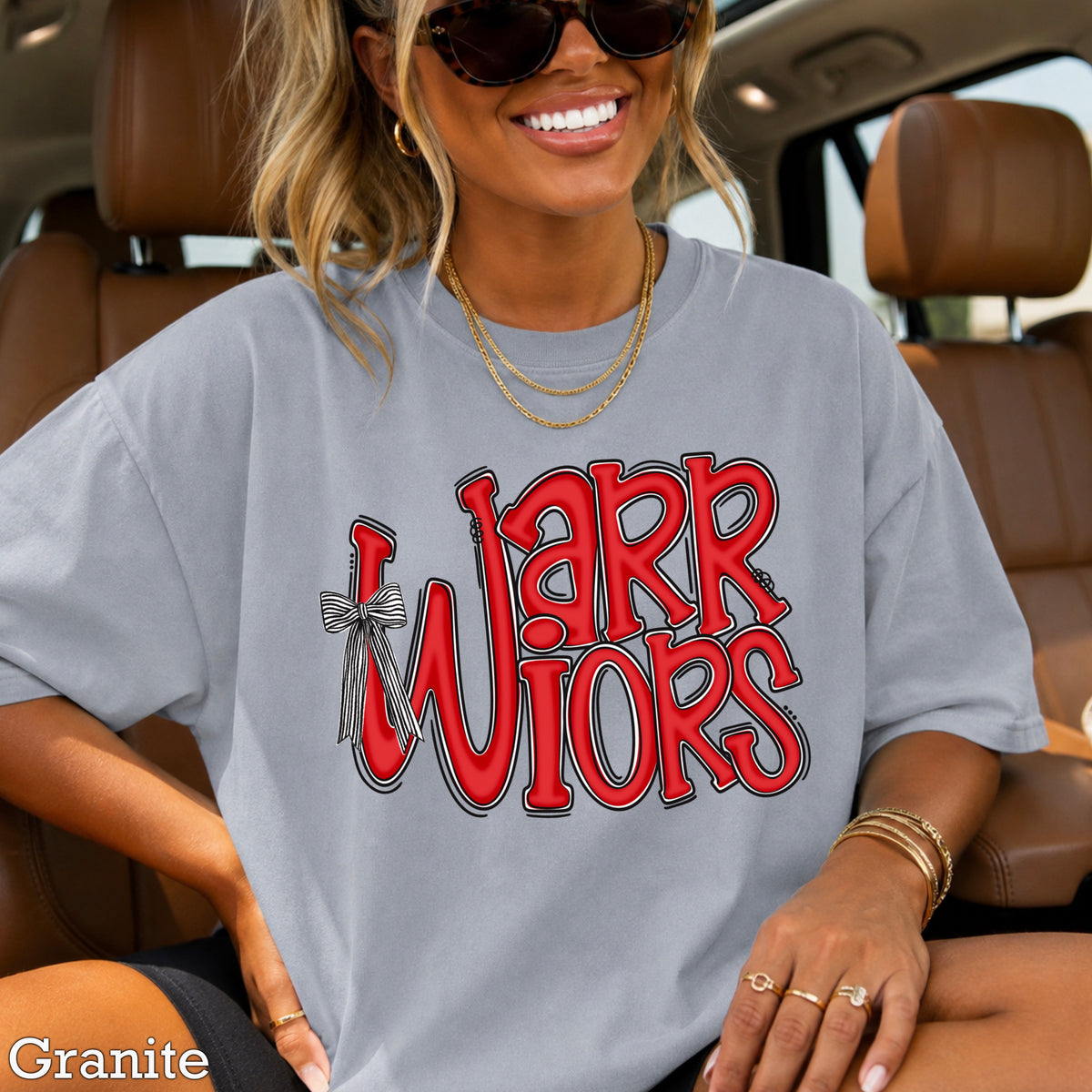 Warriors Comfort Color Graphic Tee