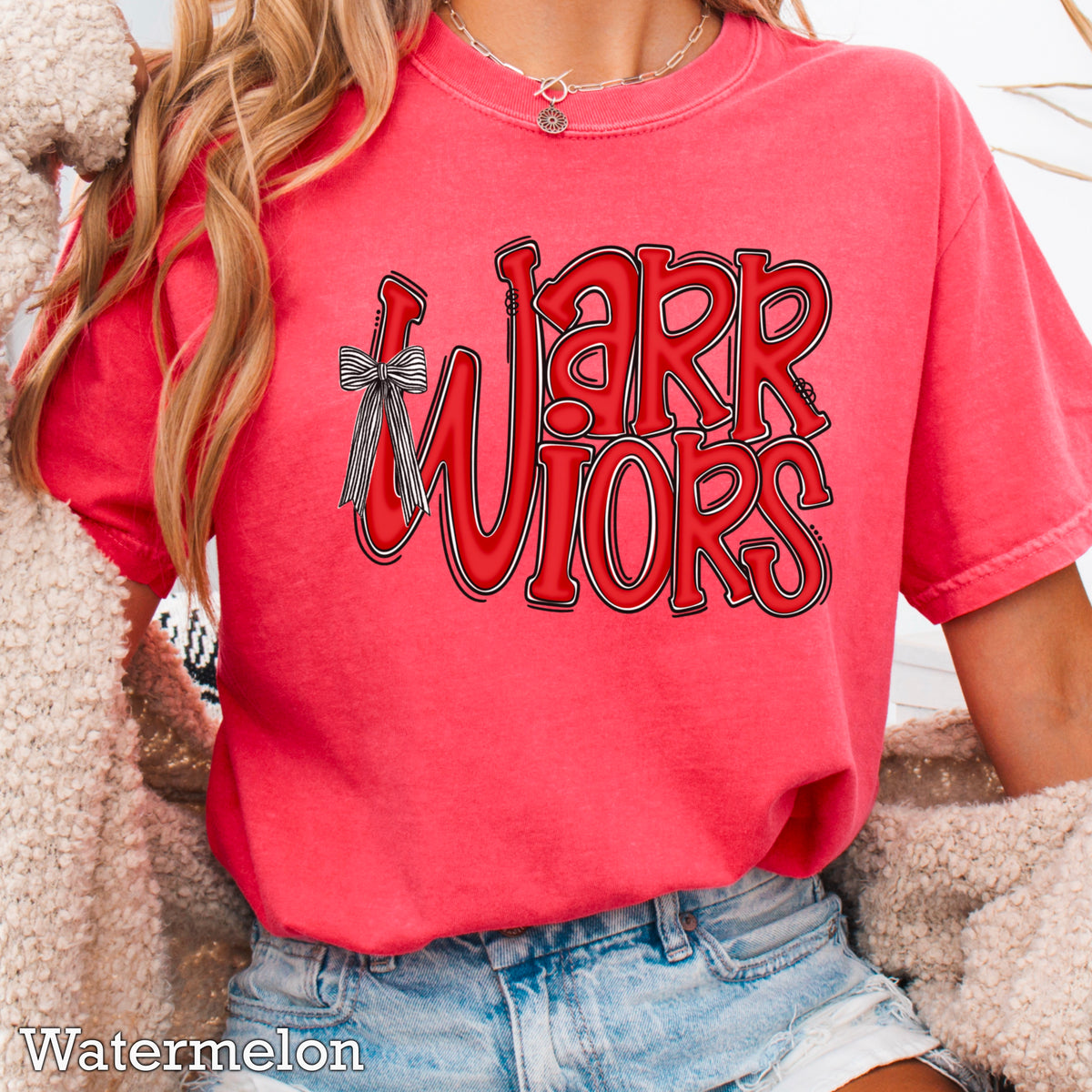 Warriors Comfort Color Graphic Tee