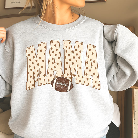 Football Mama Crewneck Sweatshirt
