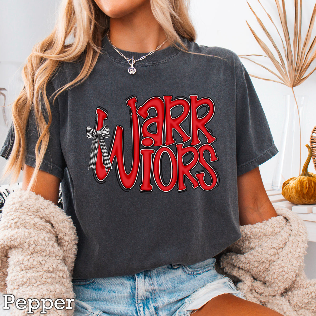 Warriors Comfort Color Graphic Tee