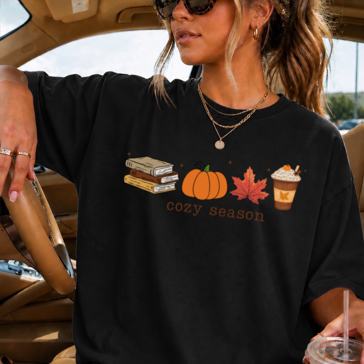 Cozy Season Comfort Color Graphic Tee