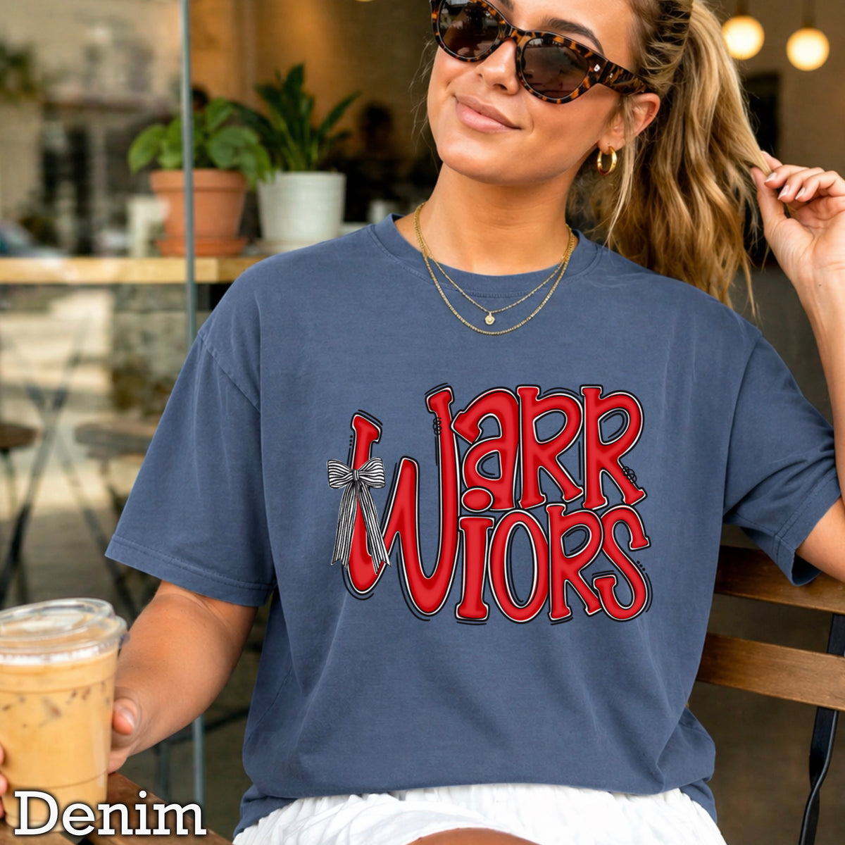 Warriors Comfort Color Graphic Tee
