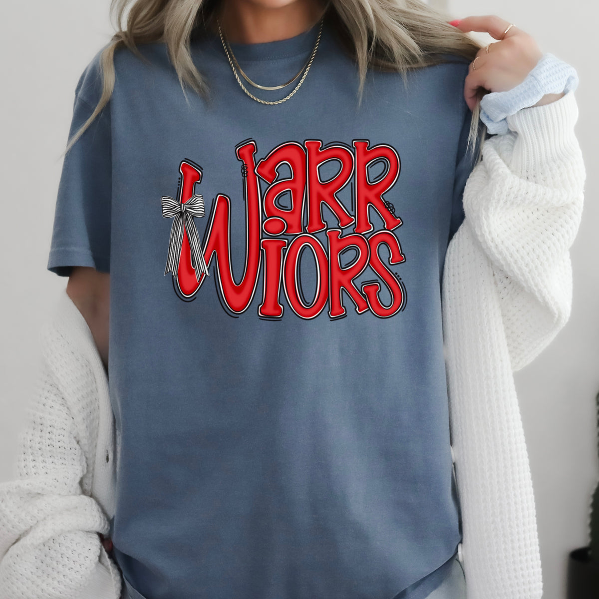 Warriors Comfort Color Graphic Tee