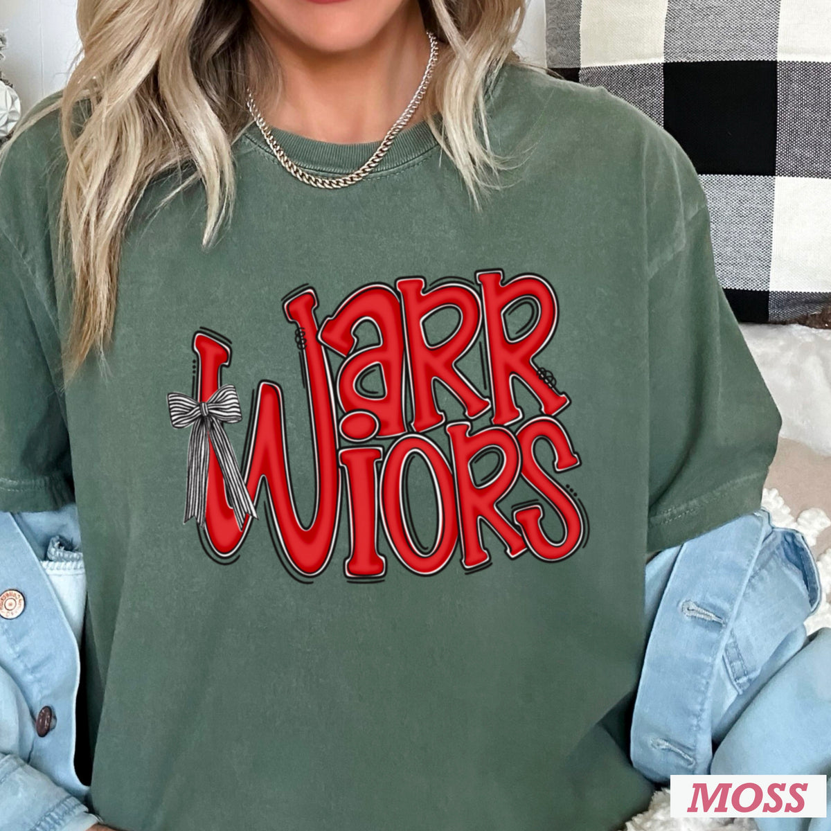 Warriors Comfort Color Graphic Tee