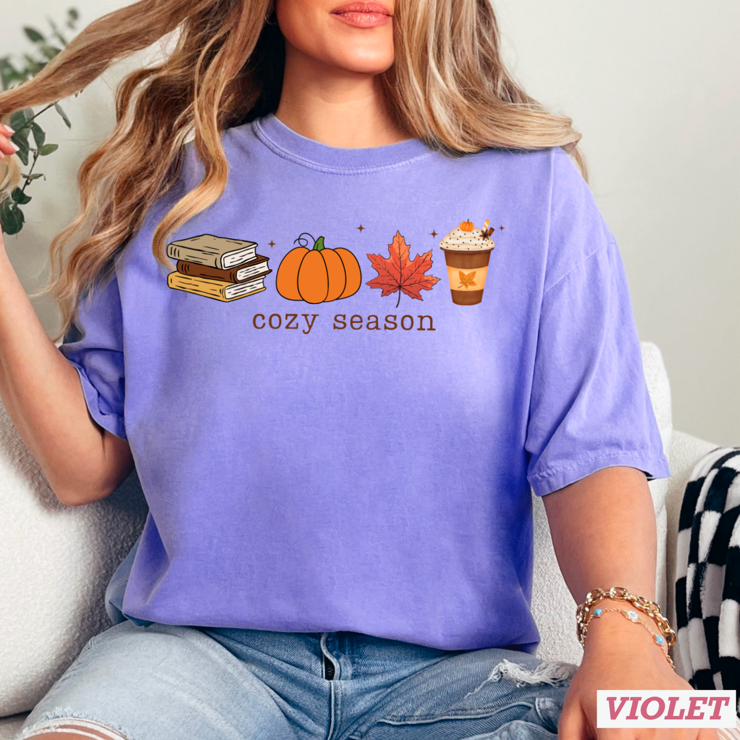 Cozy Season Comfort Color Graphic Tee