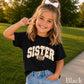 Football Sister Youth Comfort Color T-Shirt