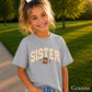 Football Sister Youth Comfort Color T-Shirt