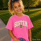 Football Sister Youth Comfort Color T-Shirt