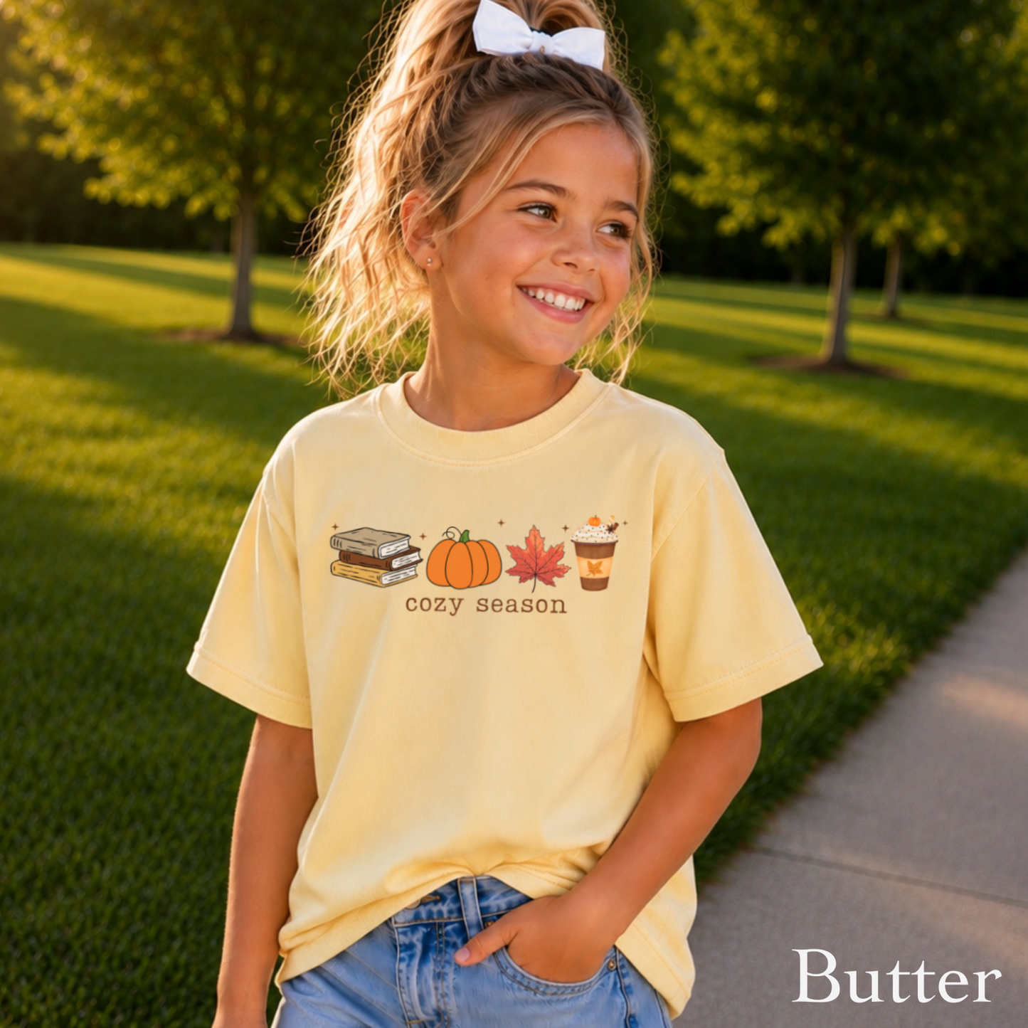 Cozy Season Youth Comfort Color T-Shirt