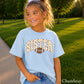 Football Sister Youth Comfort Color T-Shirt