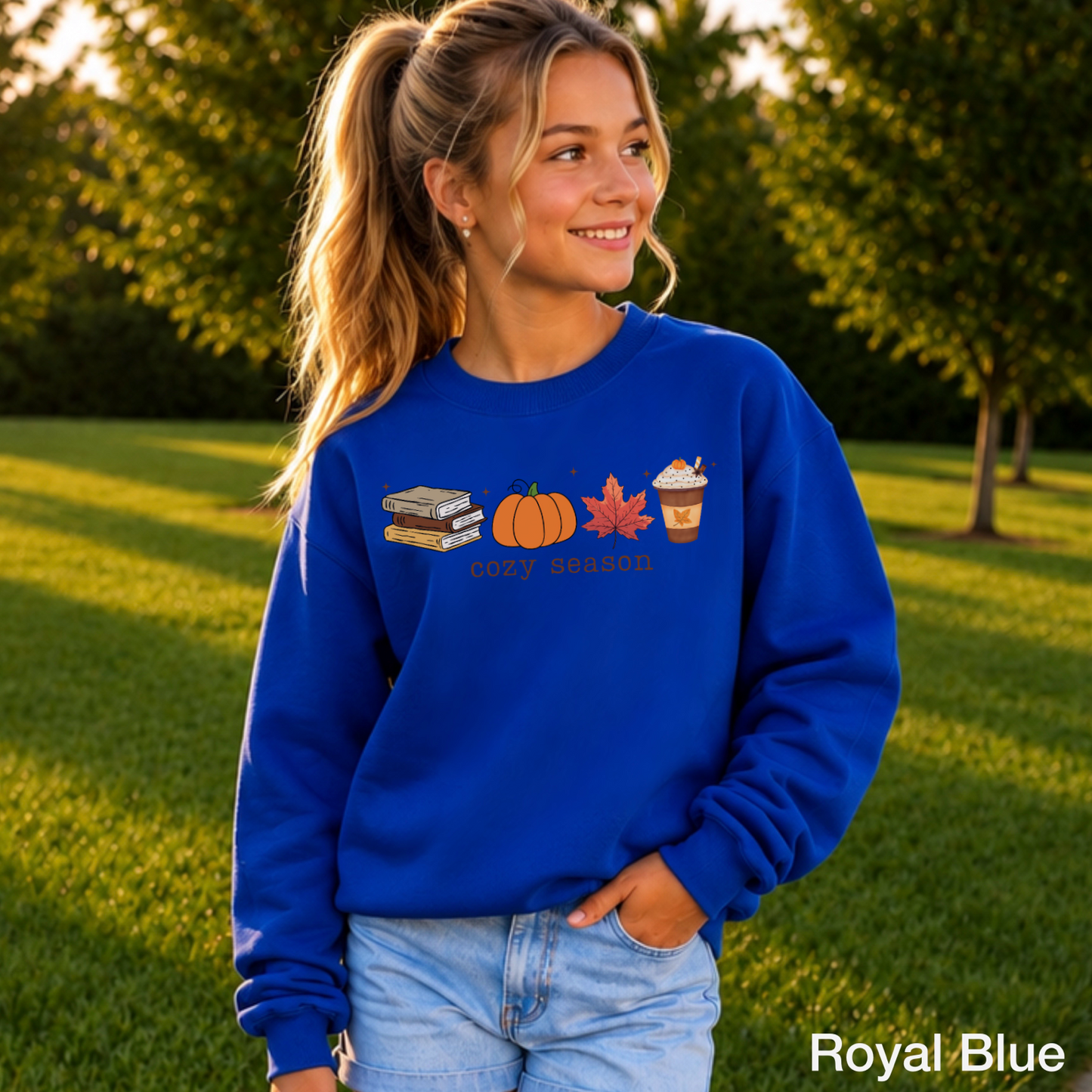 Cozy Season Youth Crewneck Sweatshirt