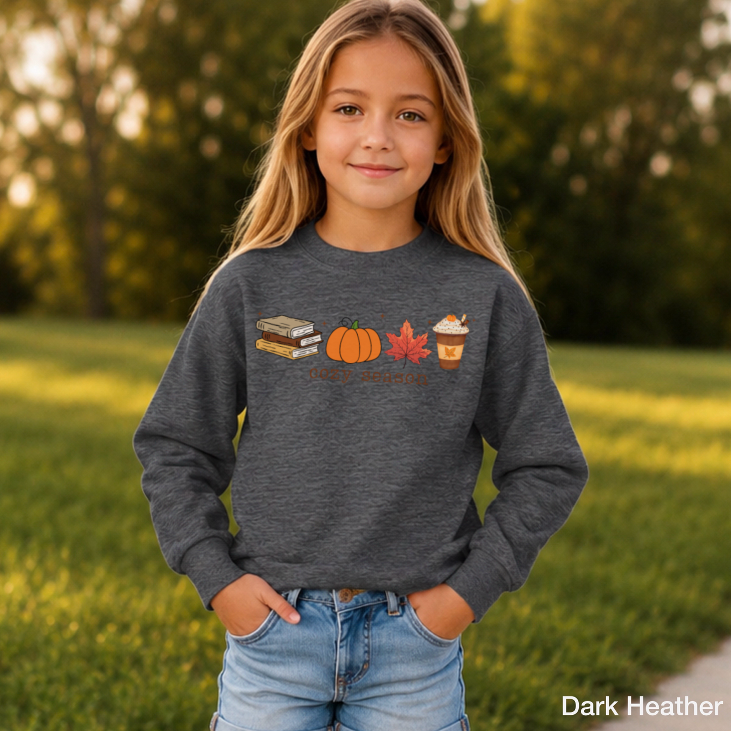 Cozy Season Youth Crewneck Sweatshirt