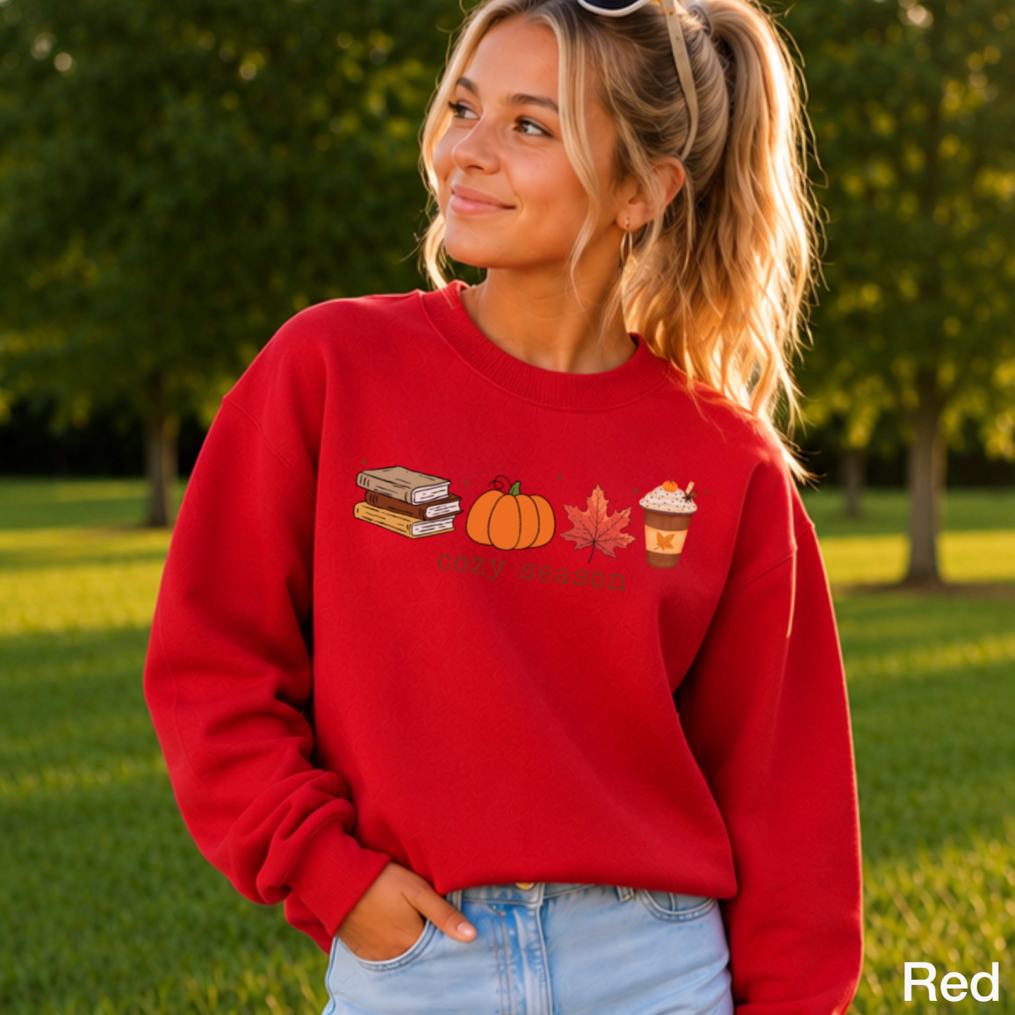 Cozy Season Youth Crewneck Sweatshirt