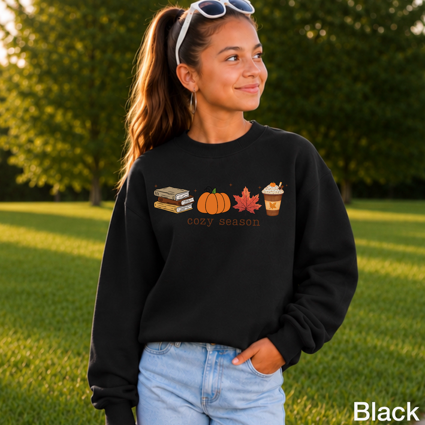 Cozy Season Youth Crewneck Sweatshirt
