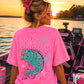 Shake That Bass Comfort Color Graphic Tee