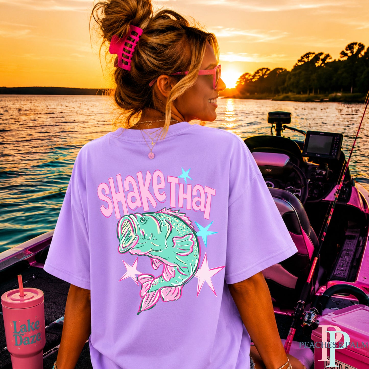 Shake That Bass Comfort Color Graphic Tee