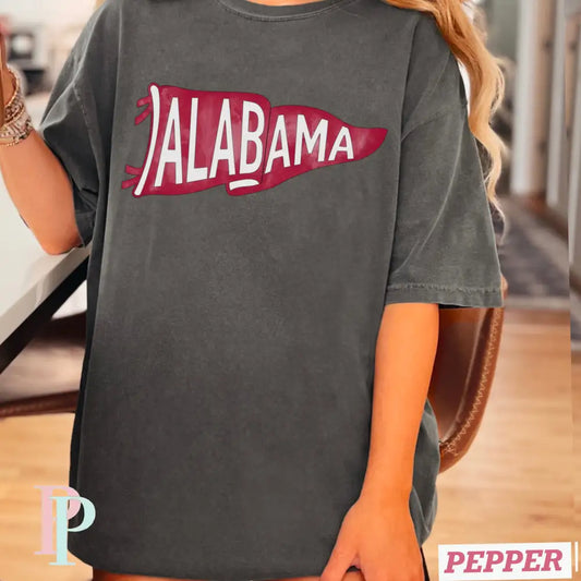 Alabama Flag Comfort Color Graphic Tee