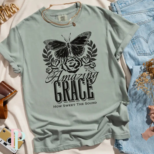 Amazing Grace Comfort Color Graphic Tee