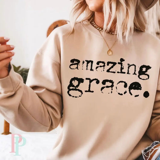 Amazing Grace Screen Print Transfer