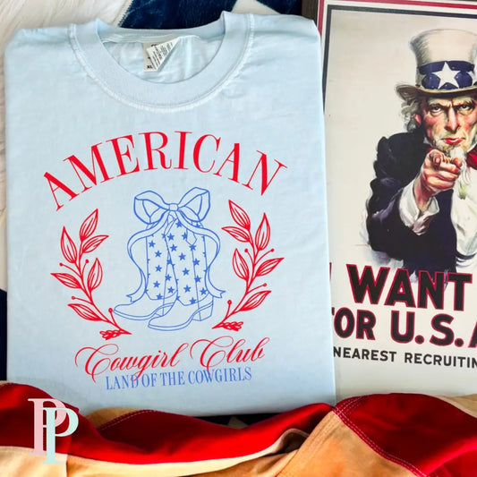 American Cowgirl Club DTF Transfer