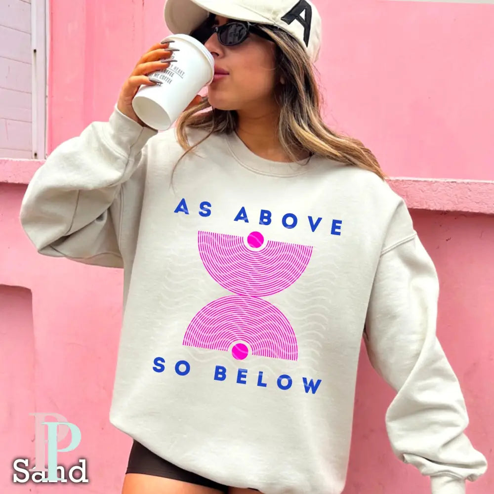 As Above So Below DTF Transfer