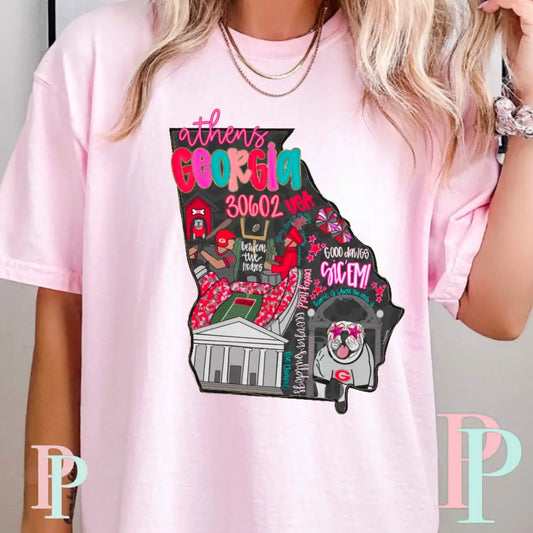 Athens Comfort Color Graphic Tee